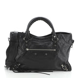 Balenciaga city black leather handbag