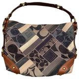 Coach carly multicolour denim - jeans handbag