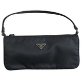 Prada tessuto  black cloth handbag