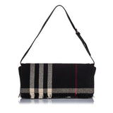 Burberry black wool handbag