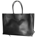 Balenciaga papier black leather handbag