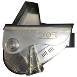 Dior saddle silver metal handbag