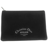 Dior black leather case