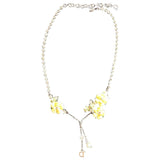 Dior dior oblique silver metal necklaces