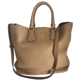 Prada camel leather handbag