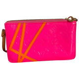 Louis Vuitton pink leather handbag