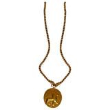 Chanel gold metal necklaces
