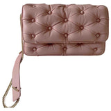 Benedetta Bruzziches pink leather handbag