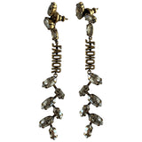 Dior j'adior gold metal earrings