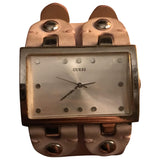 Guess pink steel watch
