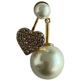 Dior my abc dior gold pearls earrings