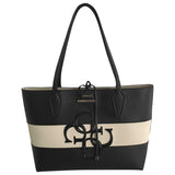 Guess black plastic clutch bag