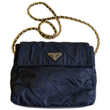 Prada tessuto  blue cloth handbag