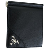 Prada black leather case