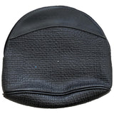 Courrèges black leather clutch bag