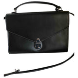 Calvin Klein black leather handbag