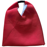 Mm6 red polyester handbag