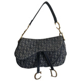 Dior double saddle blue denim - jeans handbag