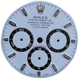 Rolex daytona white steel watch