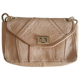 Sézane clark pink leather handbag