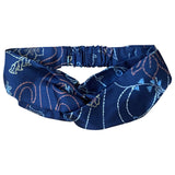Bally blue cloth hair accessories