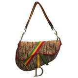 Dior saddle multicolour cloth handbag
