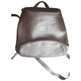 Longchamp brown leather backpacks