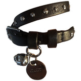 Alexander Mcqueen black leather bracelets