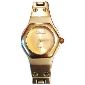 Gucci silver steel watch