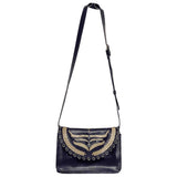 Sandro black leather handbag