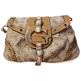 Guess beige cloth handbag