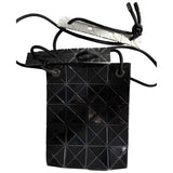 Issey Miyake black plastic handbag
