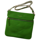 Kate Spade green leather handbag