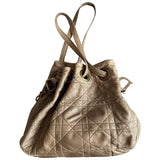 Dior beige leather handbag