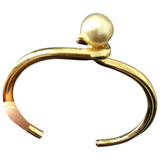 Celine dot gold metal bracelets