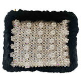 Shrimps black synthetic clutch bag