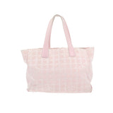 Chanel pink leather handbag