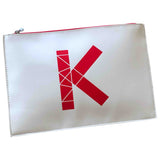 Kenzo white synthetic clutch bag