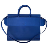 Givenchy horizon blue leather handbag