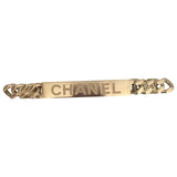 Chanel chanel gold metal hair accessories
