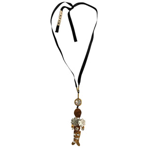 Marni gold gold plated long necklaces