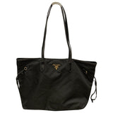 Prada black cloth handbag