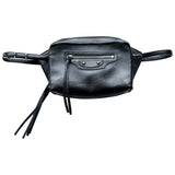 Balenciaga papier black leather handbag