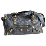 Balenciaga city black leather handbag
