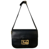 Celine black leather handbag