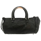 Prada black leather handbag