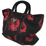 Prada black cloth handbag