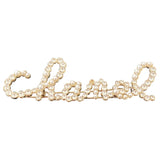 Chanel chanel silver metal hair accessories