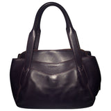 Lancel purple leather handbag