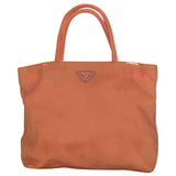 Prada tessuto city pink cloth handbag